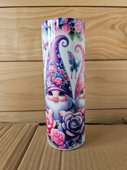 Bright Floral Gnomes 20oz