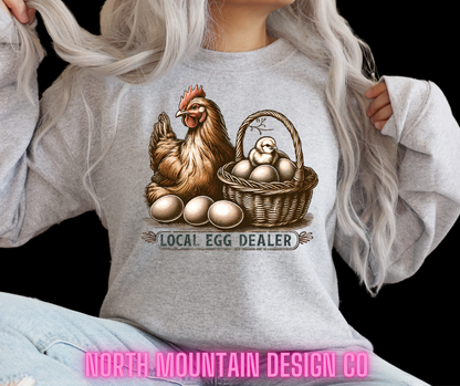 Local Egg Dealer Chicken Shirt